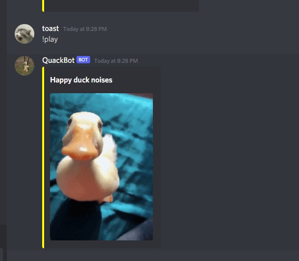 QuackBot – screenshot 2