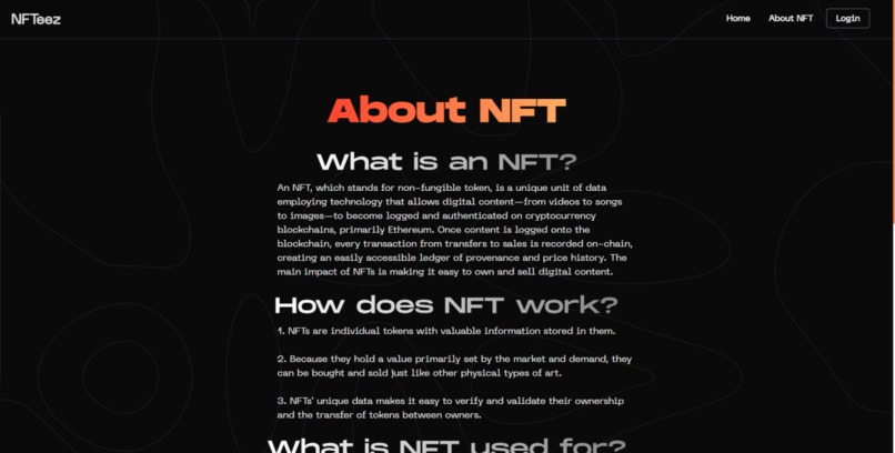 NFTeez – screenshot 3