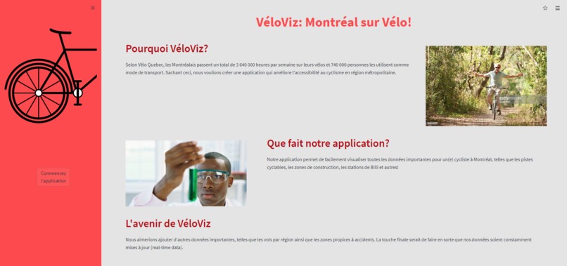 VéloViz – screenshot 2