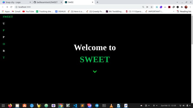 SWEET – screenshot 2