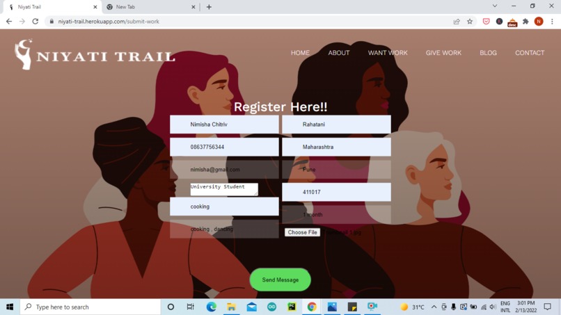NIYATI TRAIL – screenshot 3