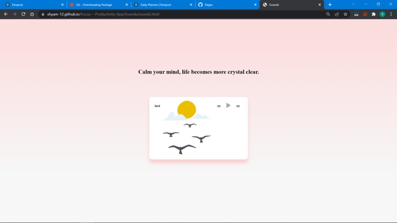 Focus - Productivity Site – screenshot 2