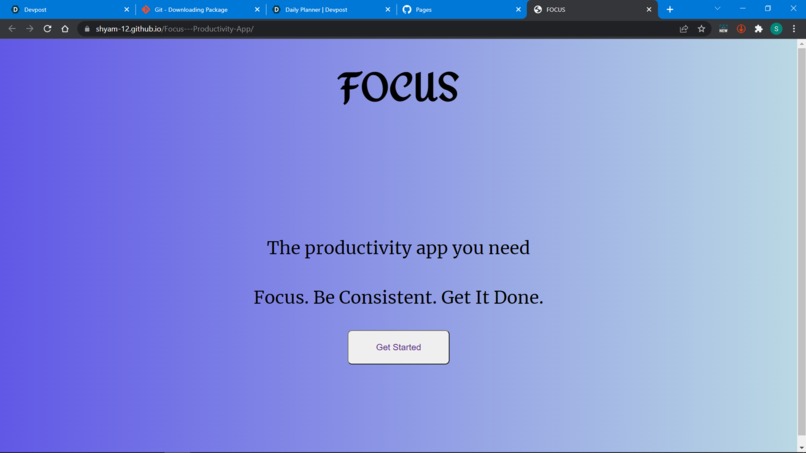 Focus - Productivity Site – screenshot 4