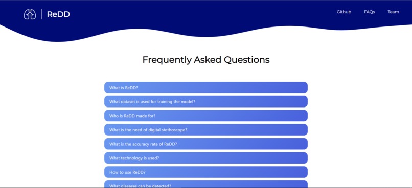 Respiratory Disease Detection (ReDD) – screenshot 3