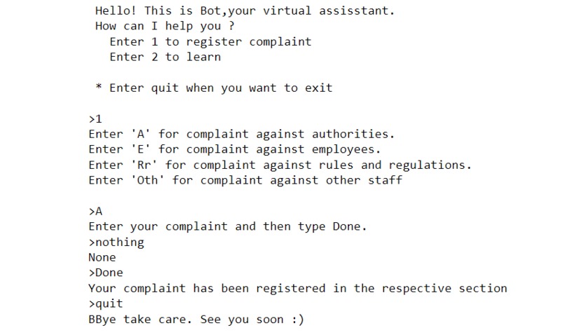 CONFIBOT – screenshot 1