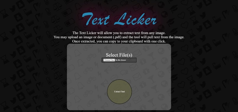 TextLicker – screenshot 1