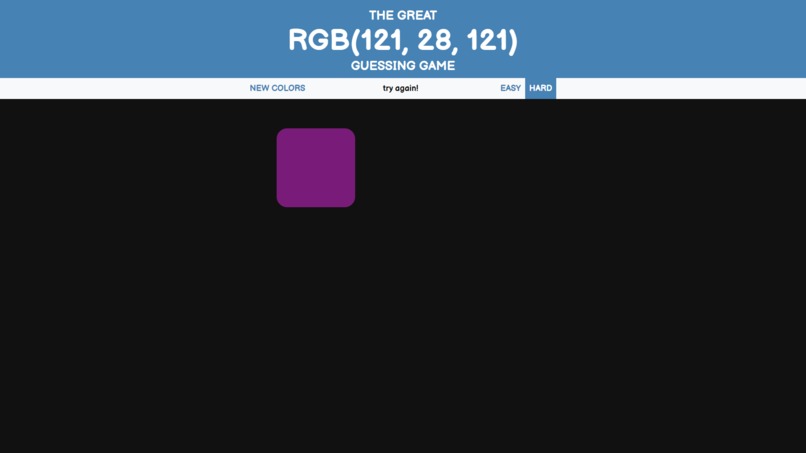 Color Guessing Game – screenshot 2