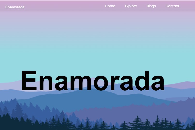 Enamorada Website – screenshot 1