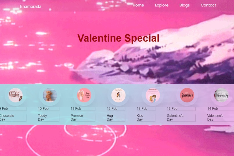 Enamorada Website – screenshot 3