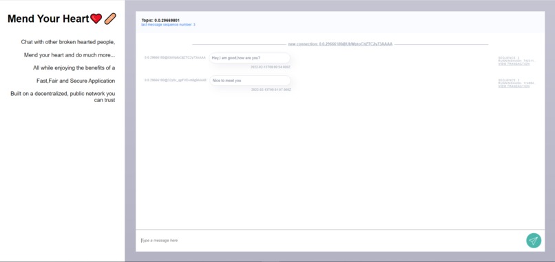 Chat&Mend – screenshot 1