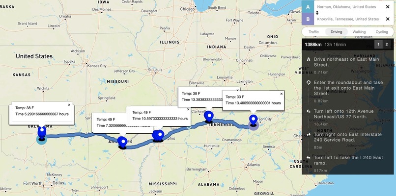 WeatherNav – screenshot 1