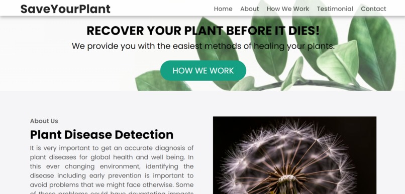 SaveYourPlant – screenshot 1