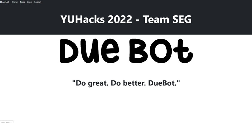 DueBot – screenshot 2