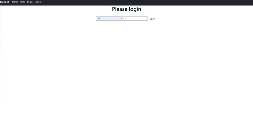 DueBot – screenshot 3