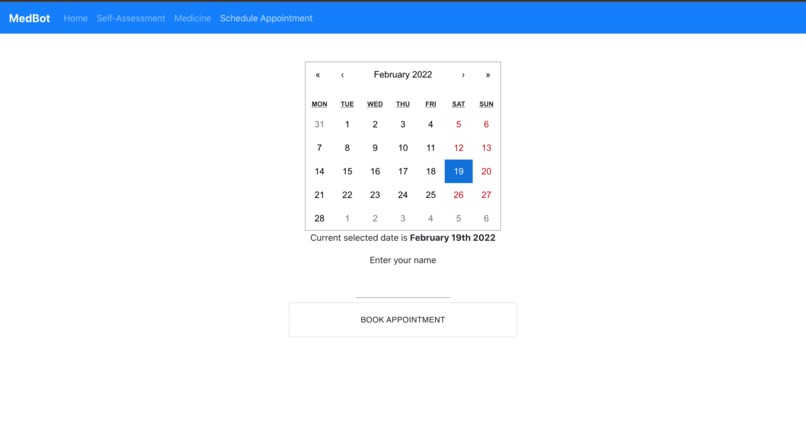 Medical Assistance Bot – screenshot 4