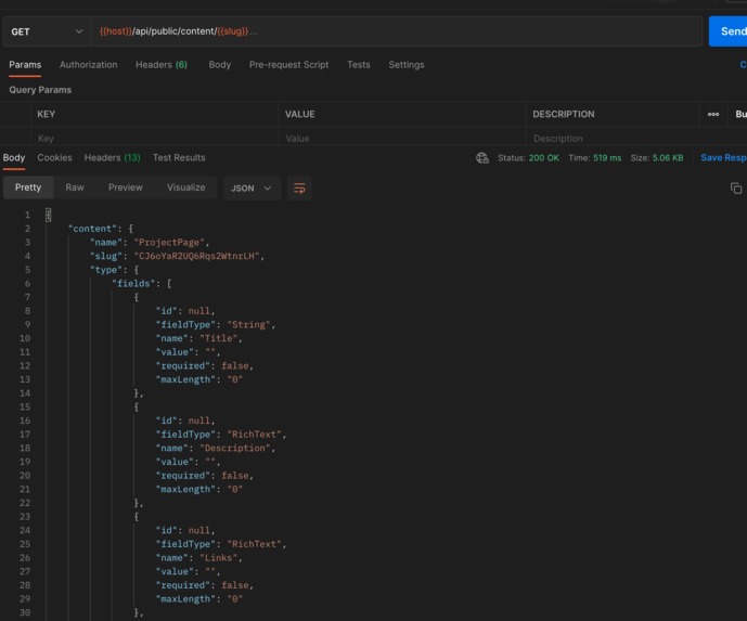 dCMS - A Decentralized Headless Content Management System – screenshot 3