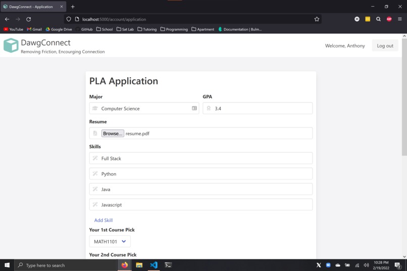 DawgConnect – screenshot 3