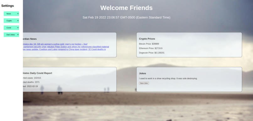 JASUP - Just Another Start Up Page – screenshot 2