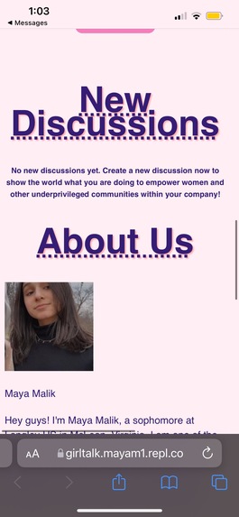 GirlTalk (Team #48) – screenshot 4