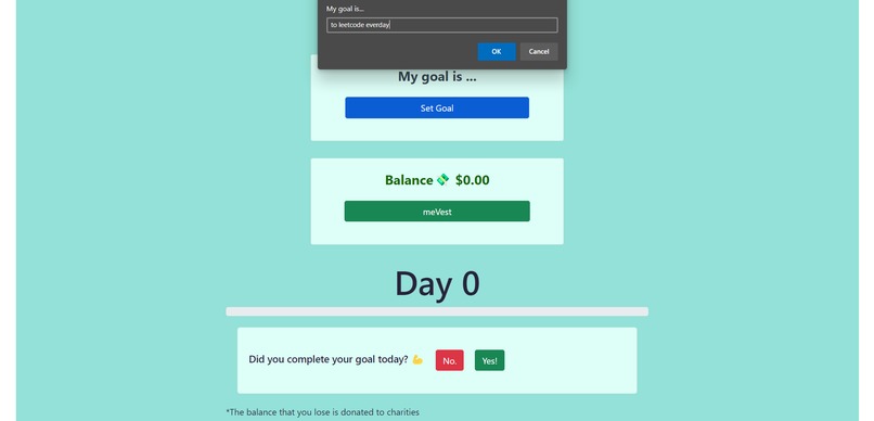 meVest – screenshot 2