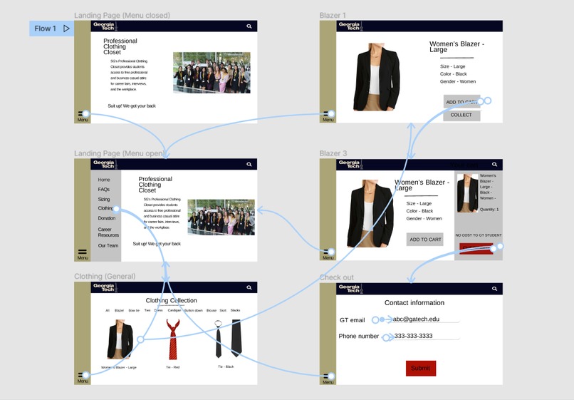 Ga Tech Campus Closet – screenshot 2