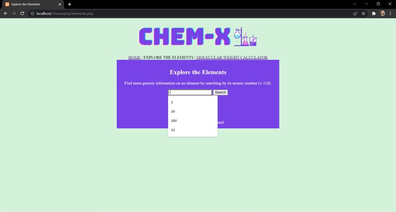 CHEM-X – screenshot 3