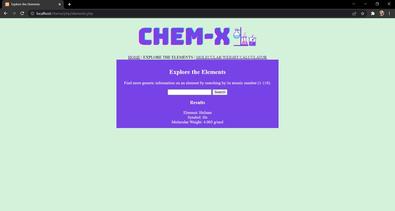CHEM-X – screenshot 4