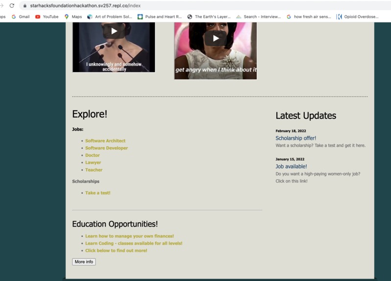 Team 3 - Helpagram - Women for Women  – screenshot 6