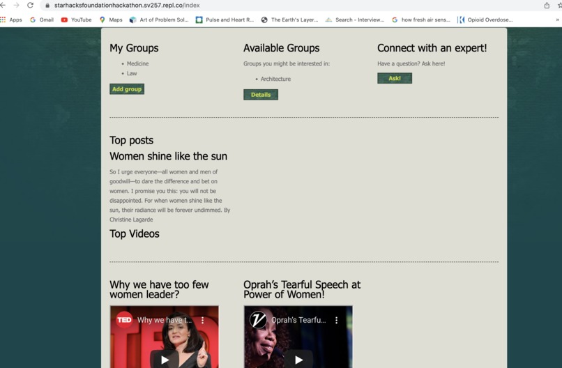 Team 3 - Helpagram - Women for Women  – screenshot 5