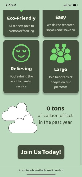 CrytpoCarbon – screenshot 2