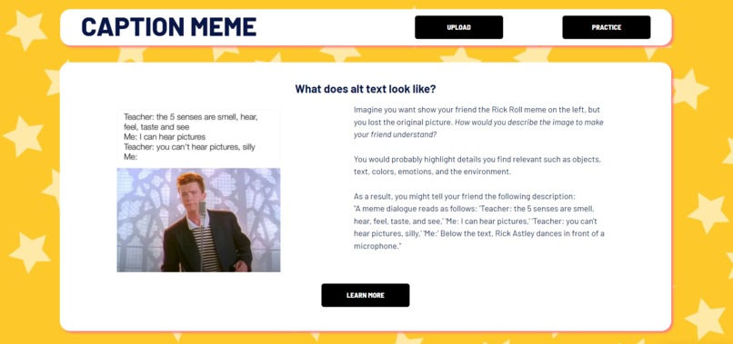 CAPTION MEME – screenshot 3