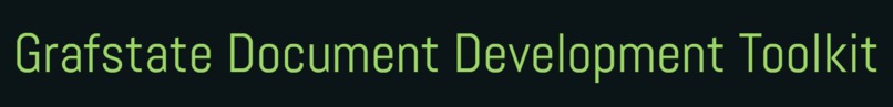 Grafstate Document Development Toolkit – screenshot 1