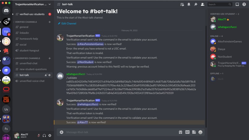 TrojanHorseVerification - Verify USC Students on Discord! – screenshot 3