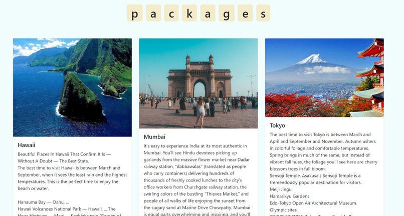 TravelExpo – screenshot 2