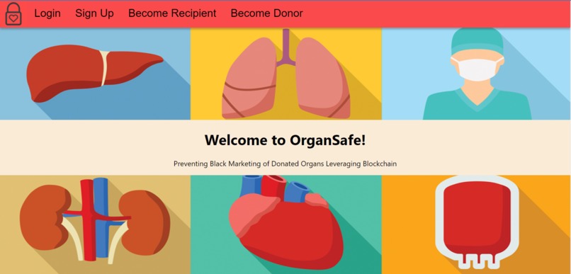 OrganSafe – screenshot 1