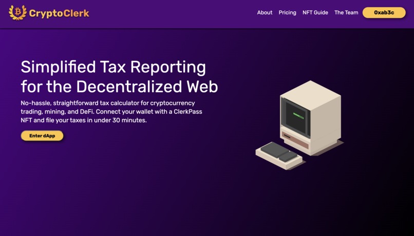 CryptoClerk – screenshot 1