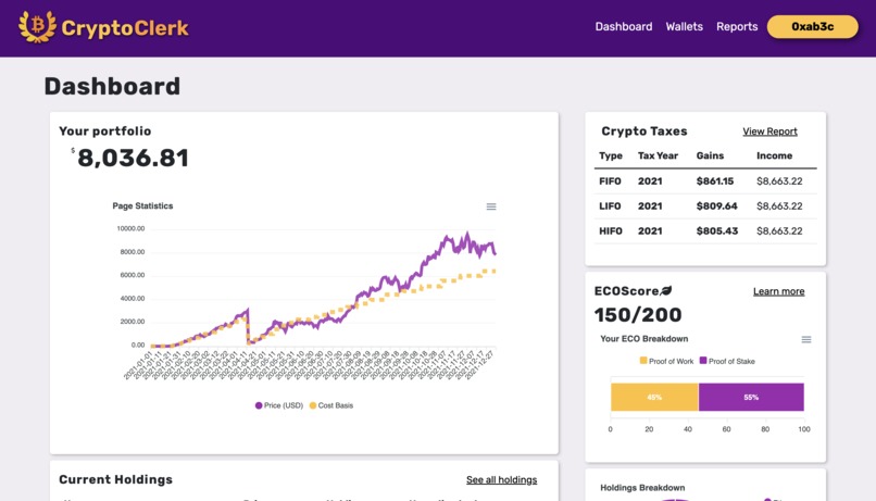 CryptoClerk – screenshot 3