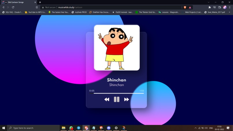 musicwhilestudy – screenshot 1