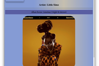 Web-Demo: My favorite songs
