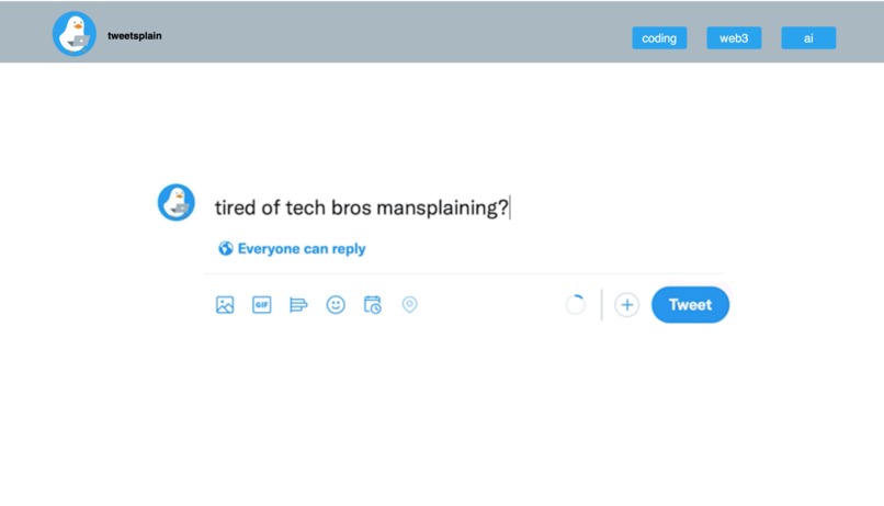 tweetsplain – screenshot 1