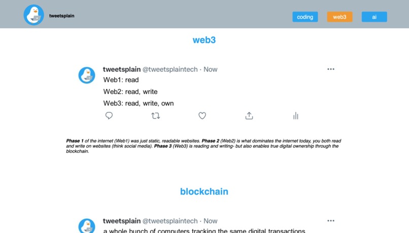 tweetsplain – screenshot 7