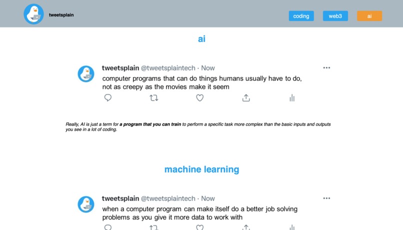 tweetsplain – screenshot 8