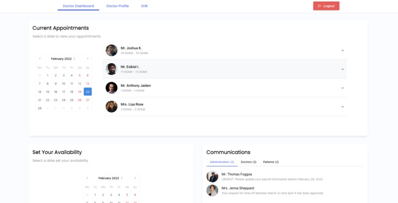 Hackfrost Challenge - Medtrack by Lambda – screenshot 1