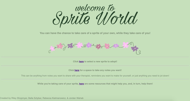 SpriteWorld – screenshot 1