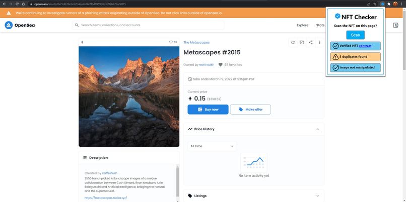 CheckTheNFT – screenshot 1