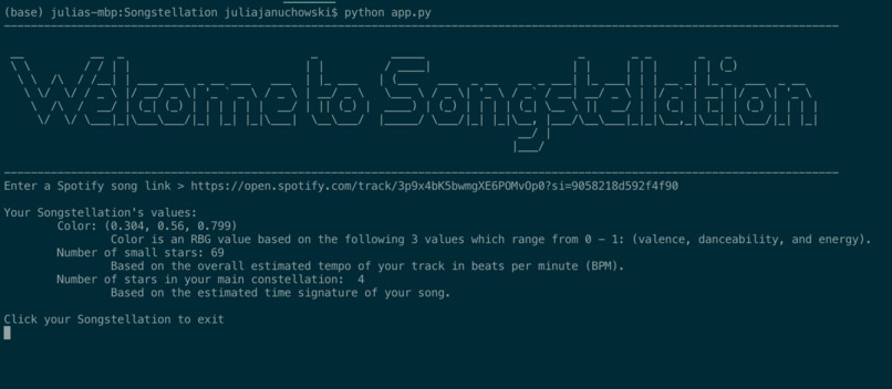 Songstellation – screenshot 1