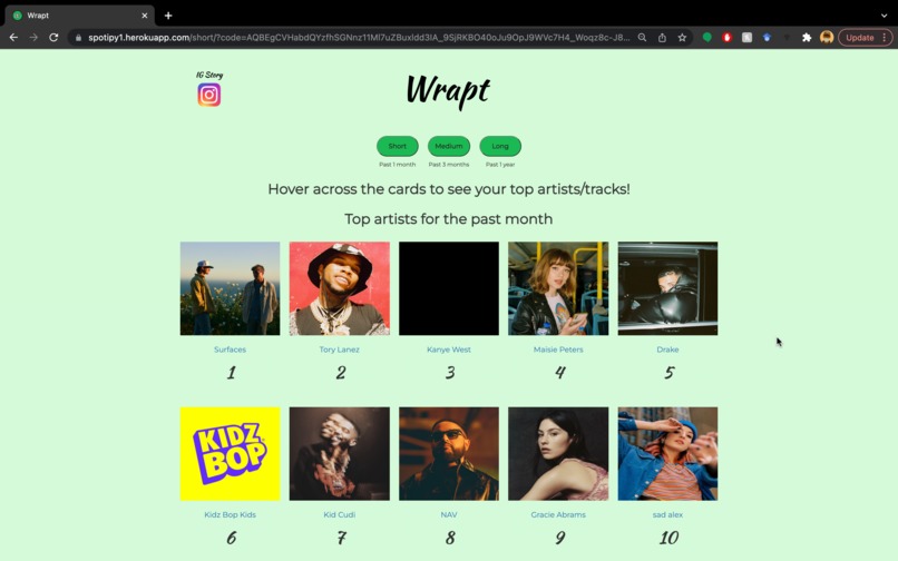 Wrapt – screenshot 1