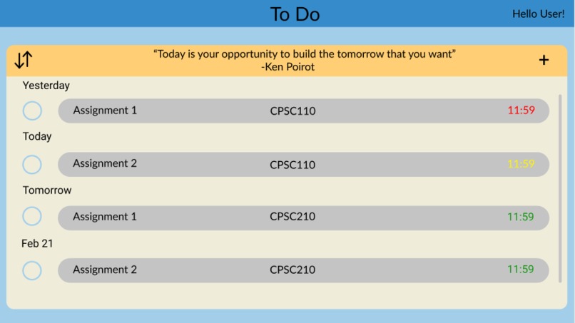 To Do List – screenshot 2