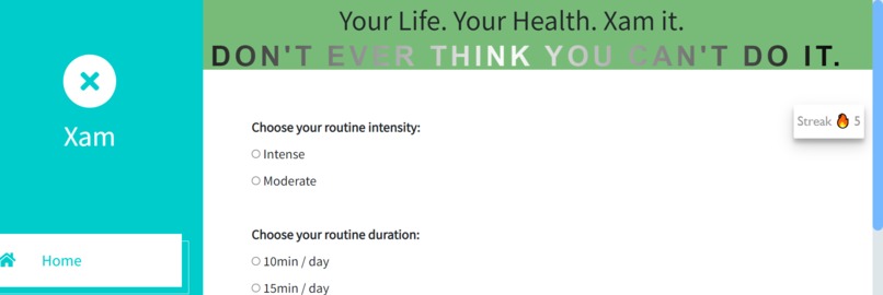 Personalized Exercise Planner – screenshot 2