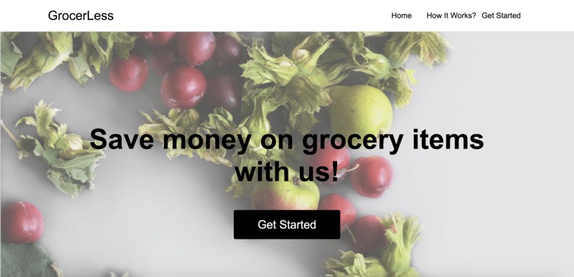GrocerLess – screenshot 1